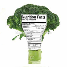 Kundenspezifischer bunter Lebensmittel-Nahrungs-Tatsachen-Verpackungs-Aufkleber